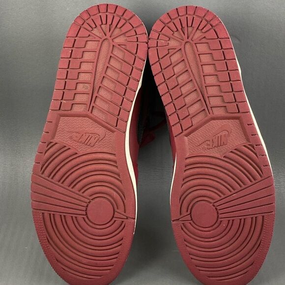 Nike Jordan 1 Retro Mid Team Red Black sneaker shoes mens size 10 - Picture 7 of 8